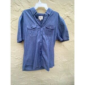 ECKO button down shirt sleeved shirt sz L